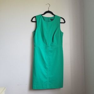Green Anne Taylor Sheath Dress